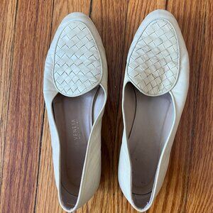 Bottega Veneta vintage butter yellow loafers